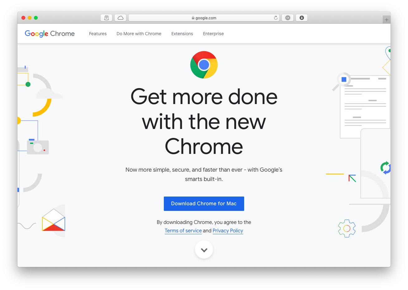chrome default open incognito mac for all users